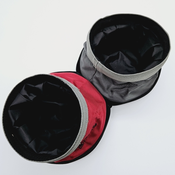 PAW MASTER | compact travel hiking food & water dog pet bowls - Picture 2 of 5